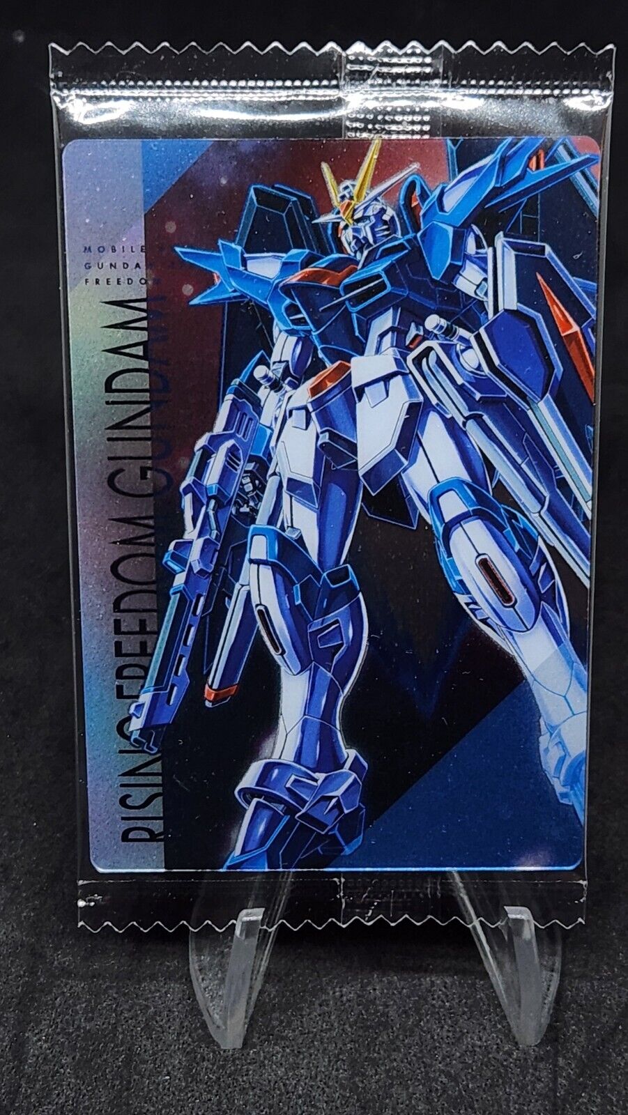 1-017 Rising Freedom Gundam SEED FREEDOM 2024 Wafer card Bandai Sealed